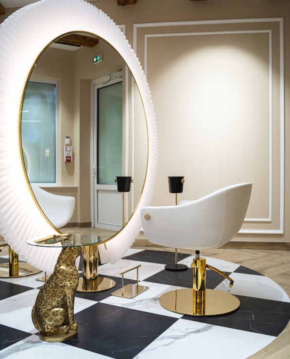 mobiliers coiffure du salon didact